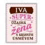 Albi Skládací taška na zip do kabelky se jménem Iva 42 x 41 x 11 cm