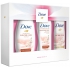 Dove Relaxing Care Winter Care sprchový gel pro ženy 250 ml + tělové mléko 250 ml + deodorant antiperspirant sprej pro ženy 150 ml, dárková kazeta