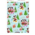 Ditipo Dárkový balicí papír 70 x 200 cm Vánoční Disney Mickey a Minnie na lanovce světle modrý