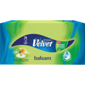 Velvet Balsam 3-warstwowe chusteczki papierowe, 70 szt.