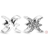 Zawieszka ze srebra próby 925 znak zodiaku Ryby, koralik do bransoletki