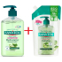 Sanytol Zelený čaj & Aloe Vera dezinfekční hydratující mýdlo na ruce 250 ml dávkovač + náhradní náplň 500 ml, duopack