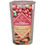Emocio Wild Cranberry & Cinnamon Stick - Dzika żurawina i cynamon dwukolorowa świeca zapachowa szkło 76 x 118 mm 170 g