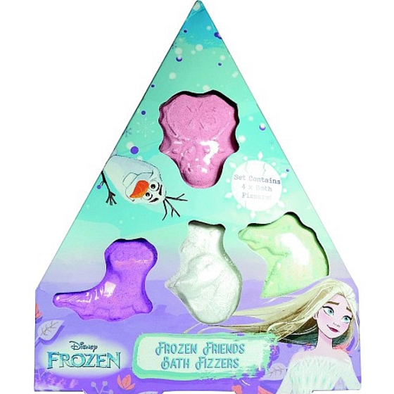 Disney Frozen musujące kule do kąpieli 4 x 50 g