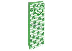 Niekupiony Dęrkowa torba papierowa na butelkę 10 x 33 x 8,5 cm Cżyřlęstki