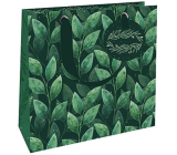 Niekupiony Papierowy Torebka luksusowy 18 x 16 x 8 cm Liście