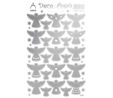 Holograficzne dekoracyjne anioły 8302 srebrne     3028