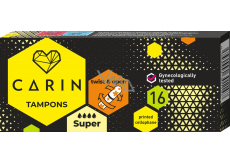 Carin Super tampony damskie, 16 szt.