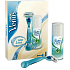 Gillette Venus Classic holicí strojek + náhradní hlavice 1 kus + Satin Care gel na holení 75 ml, pro ženy