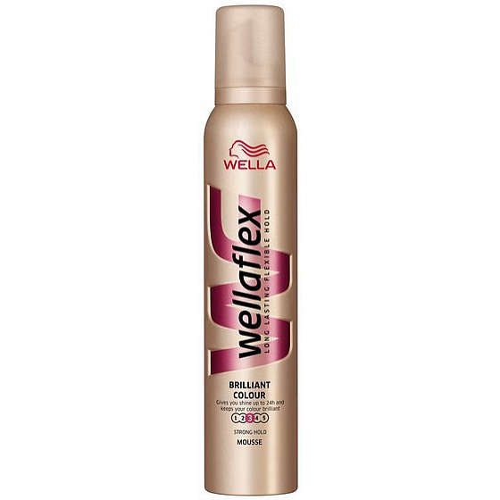 Wella Wellaflex Brilliant Colour mocne utrwalenie piankowy spray do włosów farbowanych 200 ml