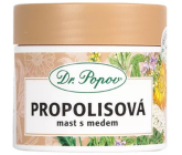 Dr. Popov Maść propolisowa z miodem na popękane skóry, blizny, zmarszczki, problemy skórne, oparzenia słoneczne 50 ml