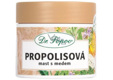 Dr. Popov Maść propolisowa z miodem na popękane skóry, blizny, zmarszczki, problemy skórne, oparzenia słoneczne 50 ml
