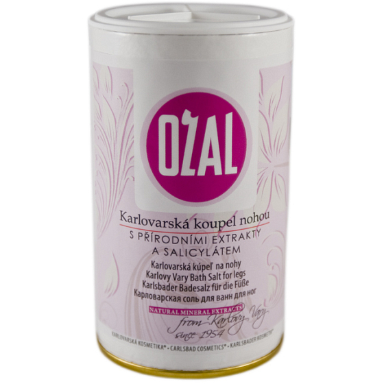 Ozal Karlovarska kąpiel nóg z naturalnymi ekstraktami i salicylanem 250 g