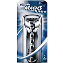 Gillette Mach3 Turbo strojek + náhradní hlavice 2 kusy, pro muže