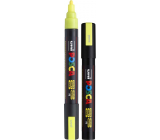 Posca Uniwersalny akrylowy marker 1,8 - 2,5 mm Fluo-żółty PC-5M