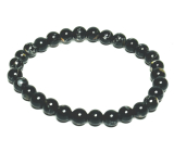 Perłowy bransoletka elastyczna syntetyczna, koralik 6 mm / 16 - 17 cm, symbol kobiecości
