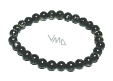 Perłowy bransoletka elastyczna syntetyczna, koralik 6 mm / 16 - 17 cm, symbol kobiecości