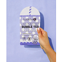 Bubble´t Maska z Jasmínu Bubble Tea na tkanině pro wszystkie typy skóry 20 ml