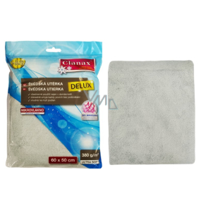 Clanax Delux Szwedzka ściereczka mikrofalowa silver 60 x 50 cm 380 g Clanax Delux Szwedzka ściereczka mikrofalowa silver 60 x 50 cm 380 g