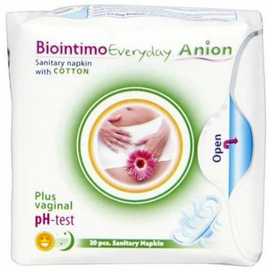 Biointimo Everyday Anion wkładki higieniczne 20 sztuk