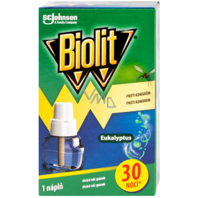 Biolit Eukalyptus Elektrický odpařovač proti komárům 30 nocí náhradní náplň 21 ml Biolit Eukalyptus Elektrický odpařovač proti komárům 30 nocí náhradní náplň 21 ml
