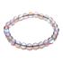 Opalit szary matowy naszyjnik elastyczny, syntetyczny kamień kuleczka 6 mm / 16 cm, dla dzieci, kamień przyjaźni i nadziei