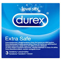 Durex Extra Safe kondomy, 3 ks