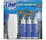 Air Menline Aqua World odświeżacz powietrza rozpylacz i wkład 3× 15 ml
