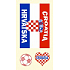 Arch Tatuaże na twarz i ciało Flaga Chorwacji 2 motywy