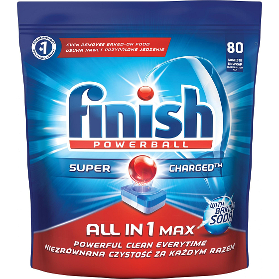 Finish All in 1 Max Soda tablety do myčky 80 kusů