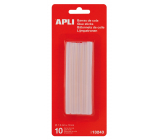 Apli Klejowe laski 7,5 mm x 10 cm, przezroczyste 10 sztuk
