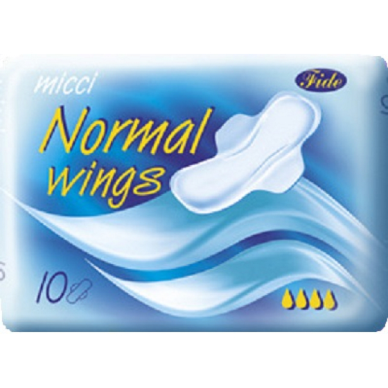 Micci Normal Wing wkładki intymne z skrzydełkami 10 sztuk