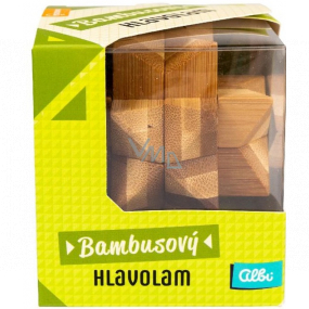 Albi Mozkovna Bambusový hlavolam Hvězdice 8,2 x 8,2 x 9 cm