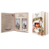 Bohemia Gifts Świąteczny zestaw żel pod prysznic 250 ml + szampon do włosów 250 ml, książka kosmetyczna