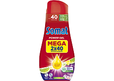 Somat żel do zmywarki All in 1 Cytryna & Limonka. 2× 720 ml, 80 dawek
