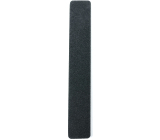 Pilnik do paznokci płaski czarny kwadratowy delikatny 18 cm
