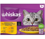 Whiskas Drůbeží hody ve šťávě kuře, kachna, drůbež, krůta kapsičky ve šťávě 12 x 85 g