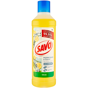 Savo dezynfekcja i środku czyszczącego do podłóg Cytryn 1 l