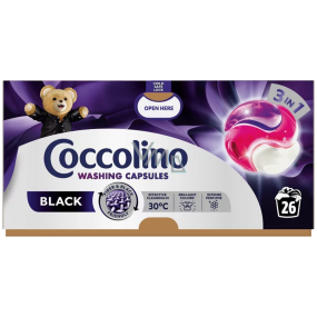 COCCOLINO Care kapsle do prania 26dáv. Black