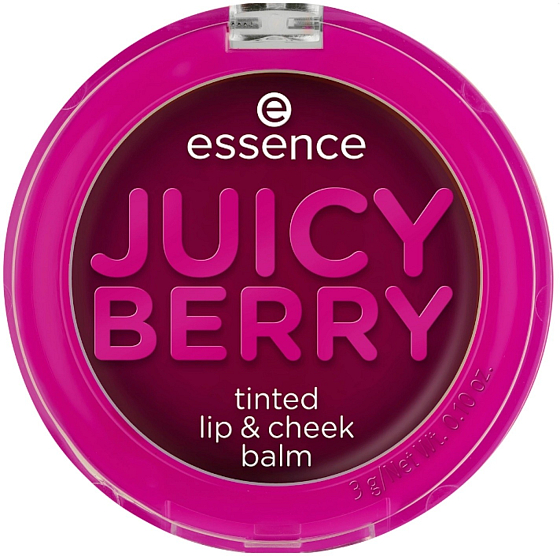 Essence Juicy Berry balsam do ust i na policzki 3 g