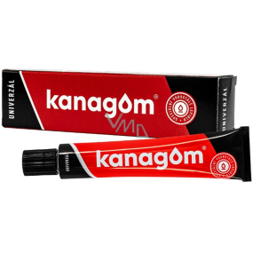 Kanagom Univerzál lepidlo na papír, kůži, textil, dřevo, porcelán a keramiku 40 g v krabičce Kanagom Univerzál lepidlo na papír, kůži, textil, dřevo, porcelán a keramiku 40 g v krabičce