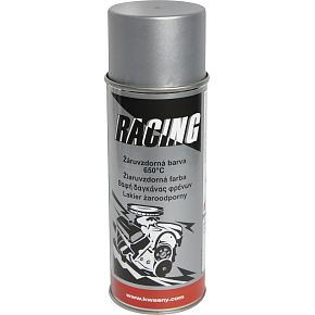 Auto-K Racing farba ogniotrwała 650 °C, srebrna, 400 ml