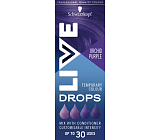 Schwarzkopf Live Drops Fioletowa orchidea barwiące krople do włosów, 30 ml