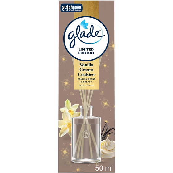 Glade zapachowe patyczki Wanilia Krem Ciasteczka 50ml