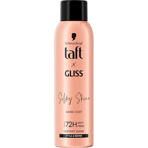 Schwarzkopf Taft x Gliss Silky Shine spray do włosów dla blasku 150 ml