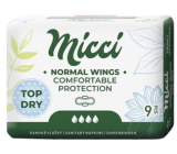 Micci Normal Wings Top Dry wkładki higieniczne z skrzydełkami 9 sztuk