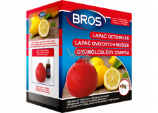 Bros Łapacz muszek owocowych pułapka + płynna napełniacz 15 ml
