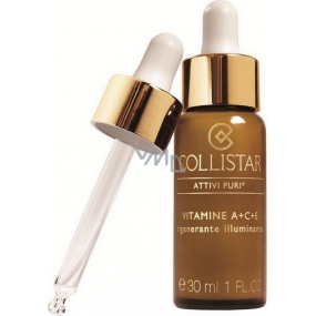 Collistar Attivi Puri Vitamine A+C+E regenerační pleťové sérum 30 ml