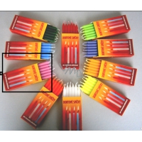 Dortowe świece Różowe 95 x 8 mm 12 sztuk