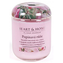 Heart & Home Popínavá róže Sojová vonná svíčka střední hoří až 30 hodin 110 g